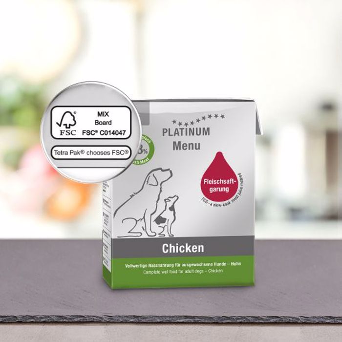 PLATINUM MENU uGI TROFI SKuLOu ADULT CHICKEN 375gr